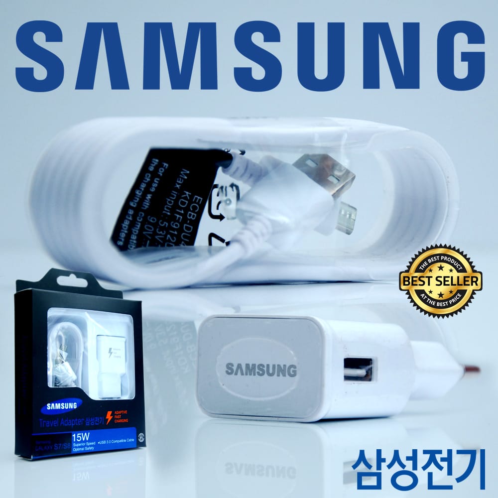 TRAVEL CHARGER SAMSUNG S6 15W HITAM REALL 1.2A